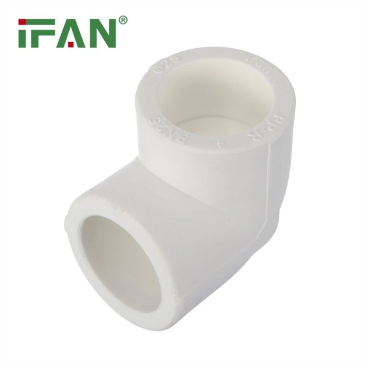 white ppr 90 degree elbow