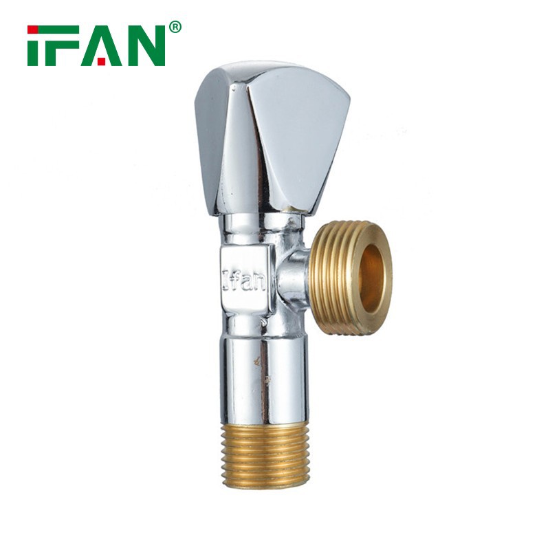 Silver Angle Valve
